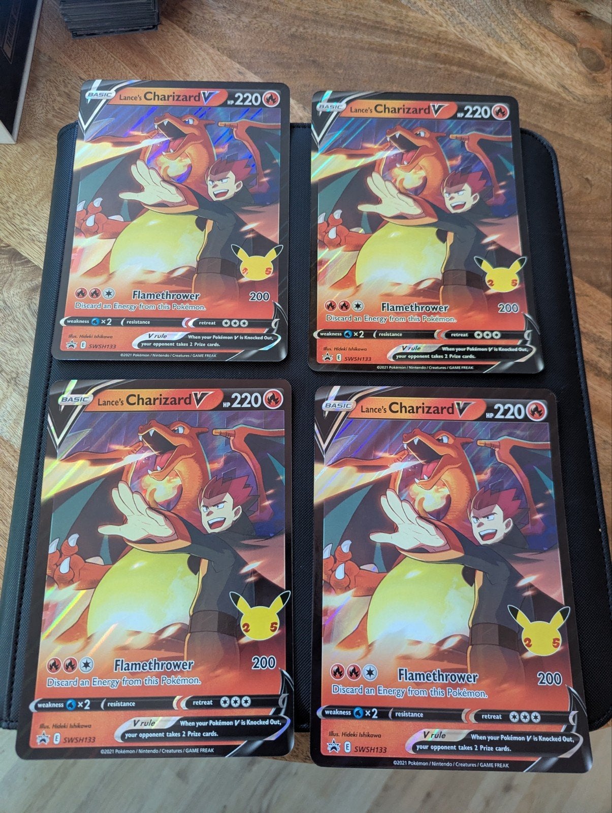 2X Lance's Charizard V [Jumbo] #SWSH133 celebrations fresh, Ophalen, Nieuw
