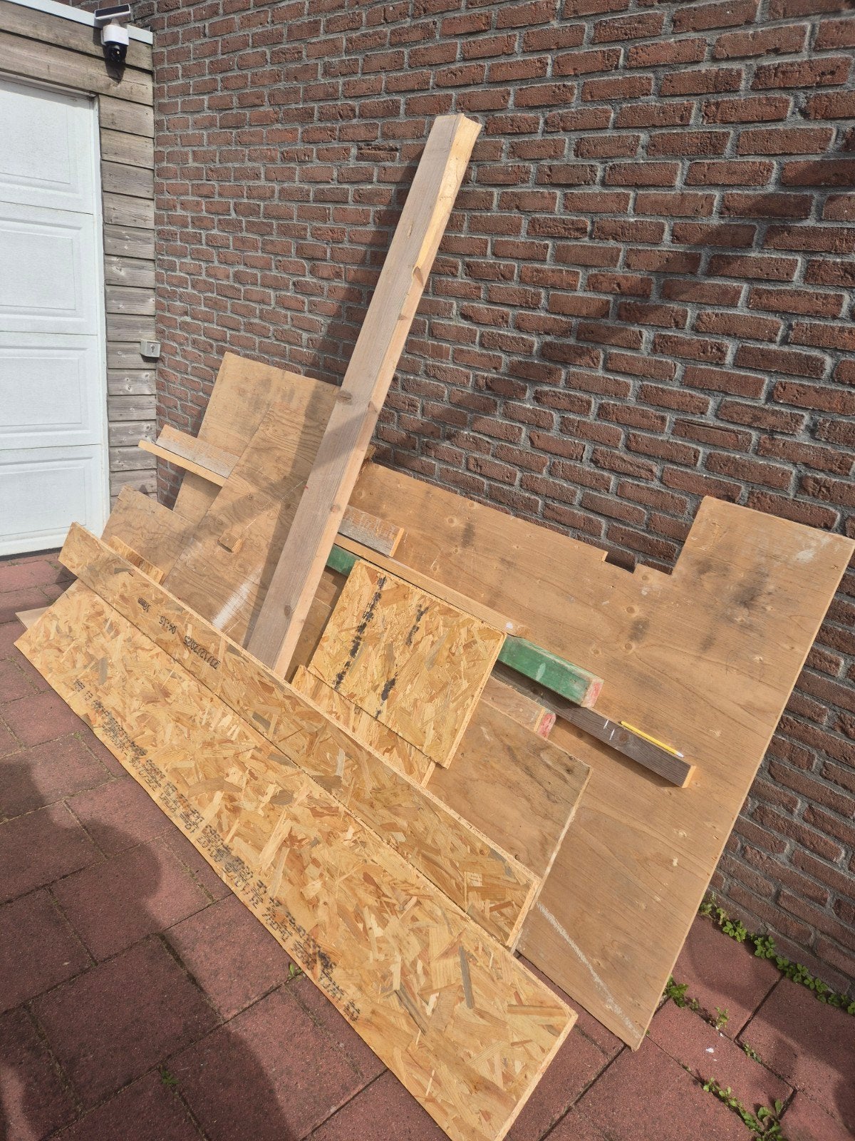Rest houten delen - diverse planken en platen, Doe-het-zelf en Verbouw, Ophalen, Gebruikt, Minder dan 25 mm, Plank