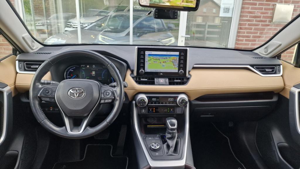 Toyota RAV4 2.5 Hybrid AWD Executive, Leder, Schuifkanteldak, Auto's, Gebruikt, 4 cilinders, 2487 cc, 1650 kg