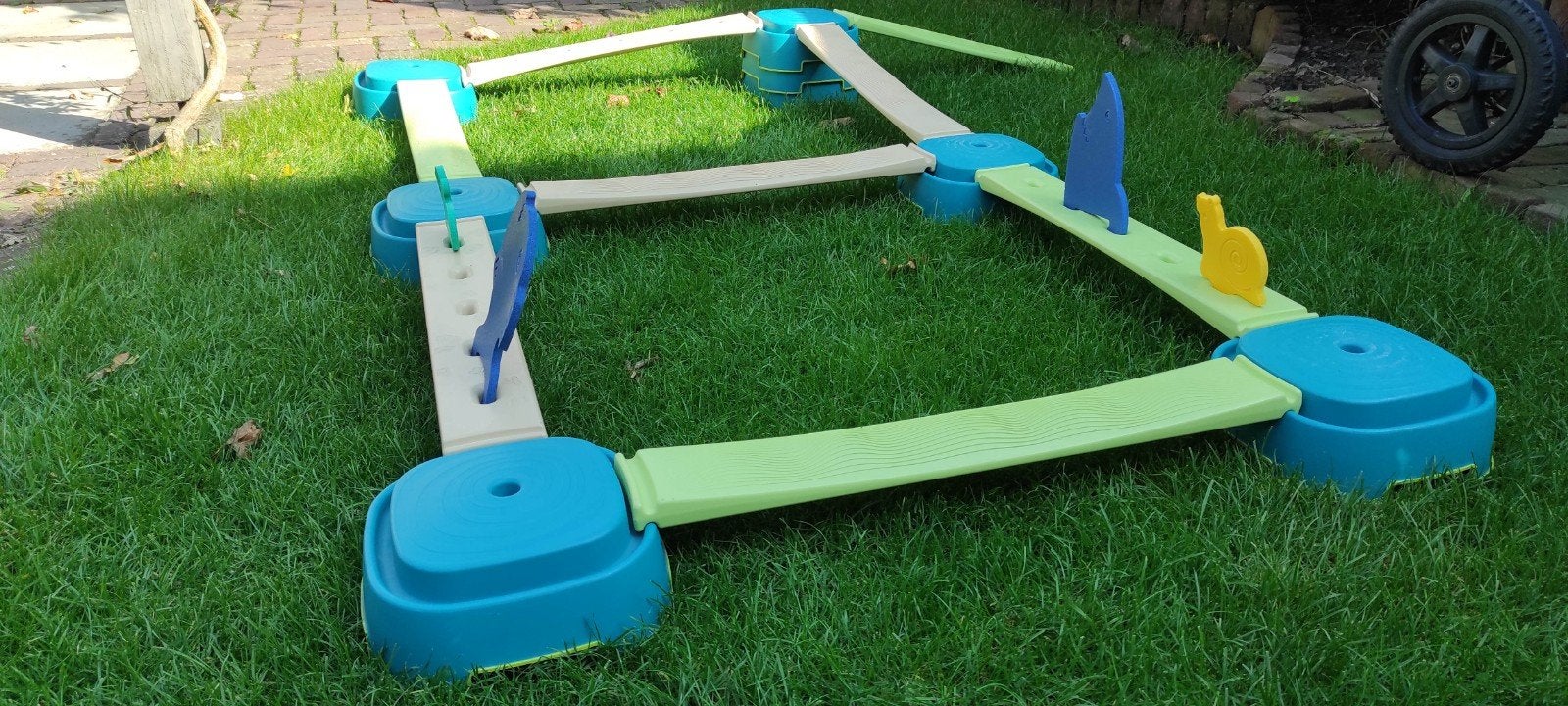 Decathlon gym balance kit speelparcours loopbrug voor kids r, Ophalen, Gebruikt, Overige typen