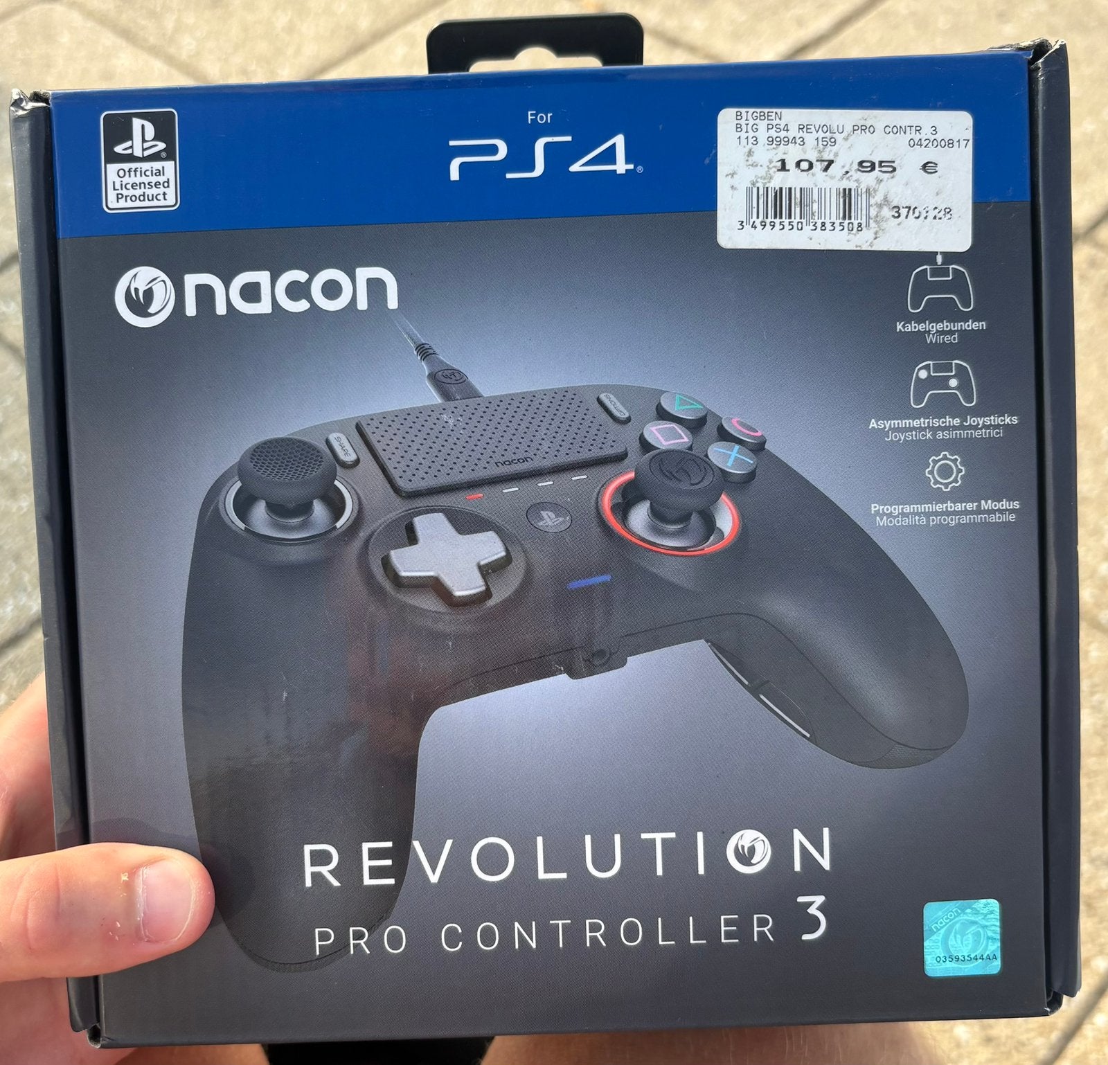 Nacon Revolution Pro Controller 3 PS4/PC – nieuw, Ophalen, Nieuw, Controller