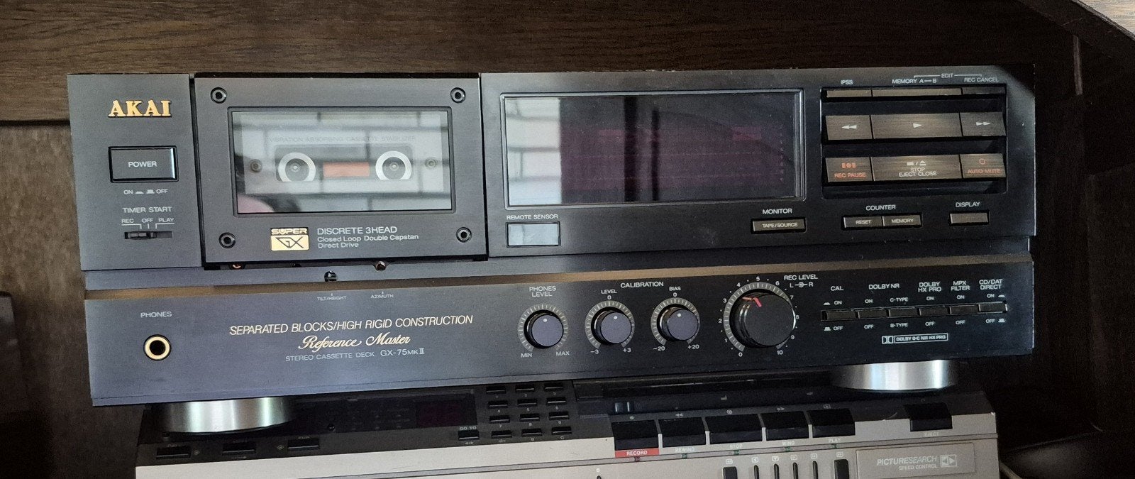 Akai cassettedeck GX-75MKII 2 stuks, Ophalen