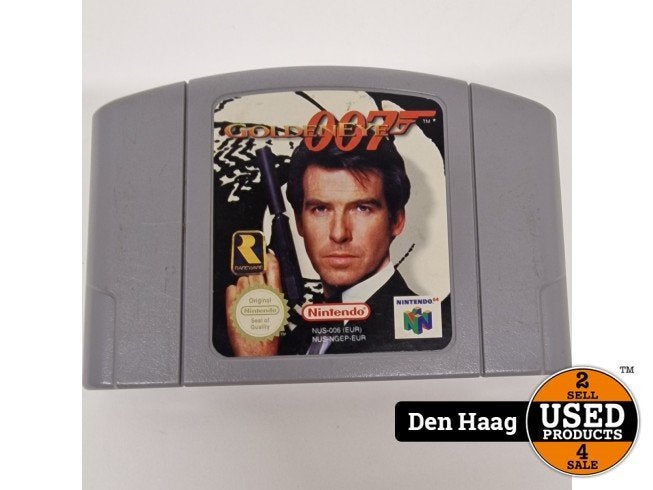 GoldenEye 007 64 | Nintendo 64 Game, Nintendo, Zo goed als nieuw, Support@nintendo.com, 11-1 Hokotate-cho, Kamitoba, Minami-ku
Kyoto 601-8501
Japan