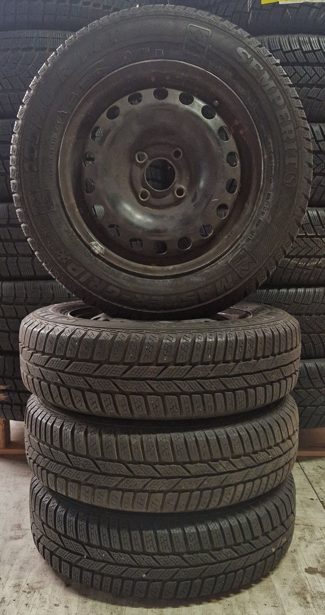 14 inch stalen winterset voor een Volkswagen Up (7), 14 inch, Gebruikt, -, -