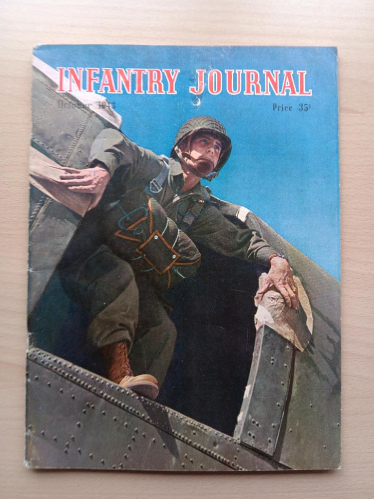 Us ww2 infantry journal paratrooper, Ophalen of Verzenden, Amerika, Embleem of Badge