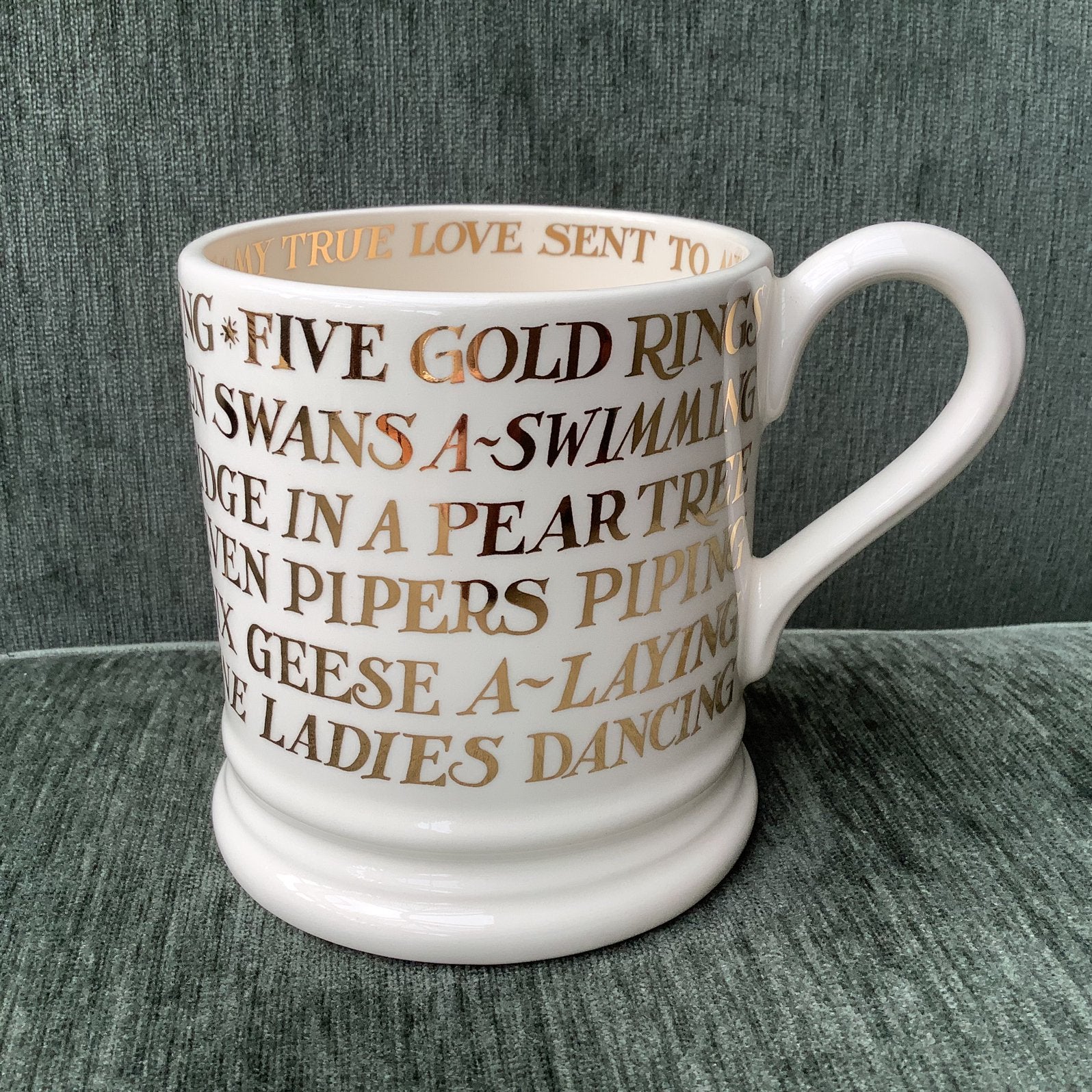 Emma Bridgewater - servies - GOLD TOAST 🌟 Mug - Nieuw!, Nieuw, Ophalen of Verzenden, Overige stijlen, Kop(pen) en/of Schotel(s)