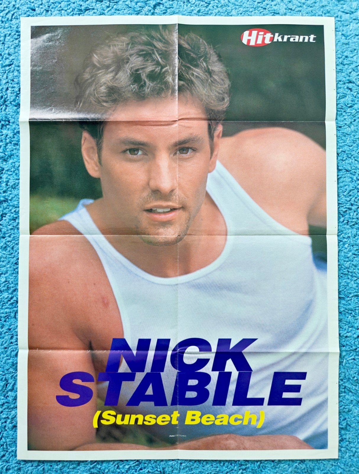 Nick Stabile poster hitkrant vintage, Verzamelen, Rechthoekig Staand, Nieuw, Ophalen of Verzenden, A1 t/m A3