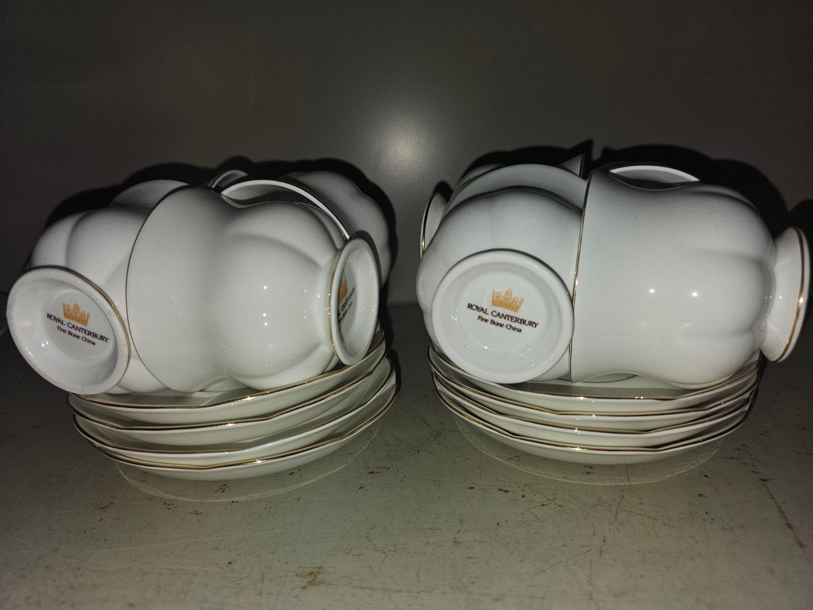 Royal Canterbury Fine Bone China Kop en Schotel Set, Ophalen of Verzenden