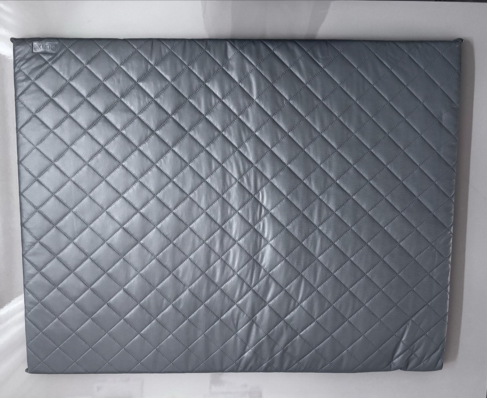 Boxmatras, Ophalen, 190 cm of minder, Zo goed als nieuw, Grijs