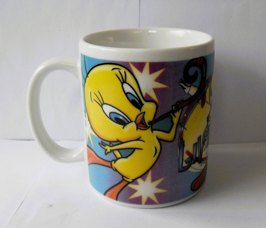 Looney Tunes Millennium Mok Tweety Beker, Ophalen of Verzenden, Looney Tunes, Zo goed als nieuw, Gebruiksvoorwerp