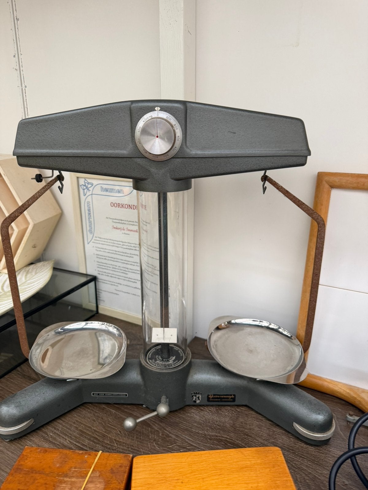 Antieke laboratorium weegschaal / precisiebalans, Ophalen of Verzenden
