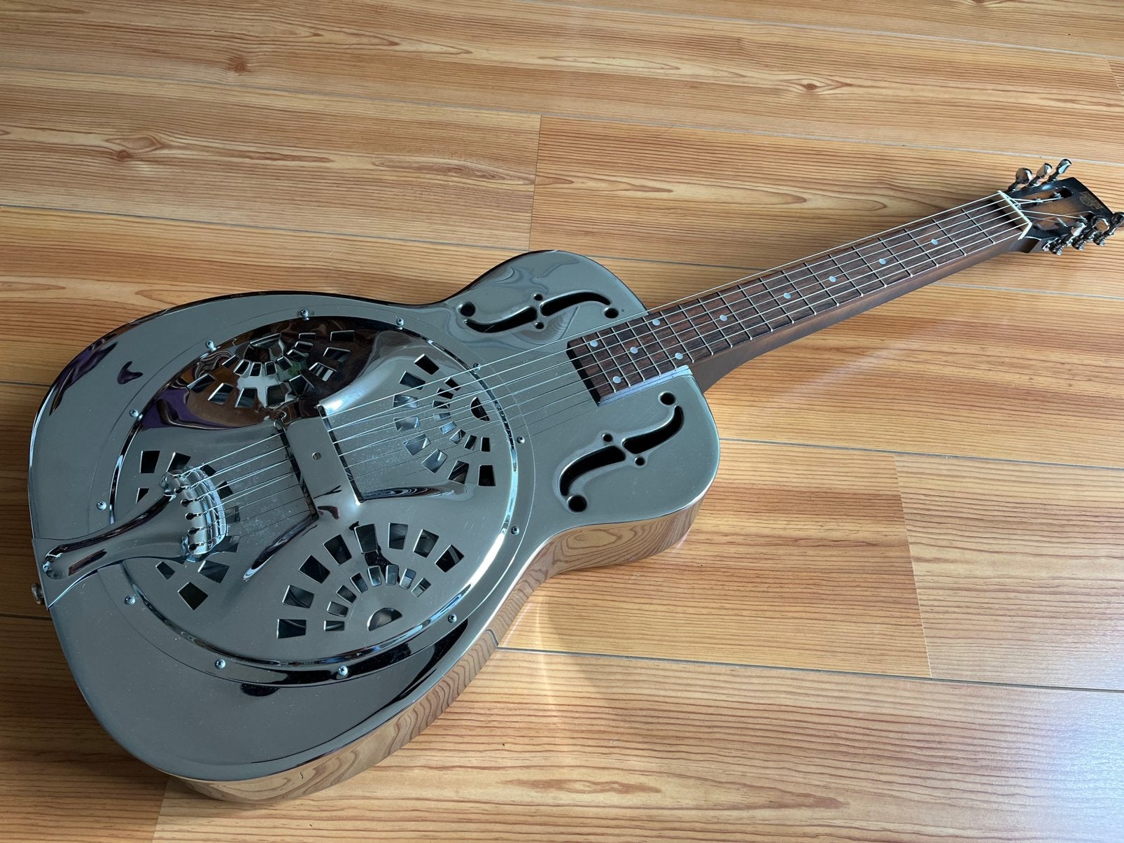 Dobro 14-fret squareneck, Ophalen, Gebruikt, Resonator- of Dobrogitaar