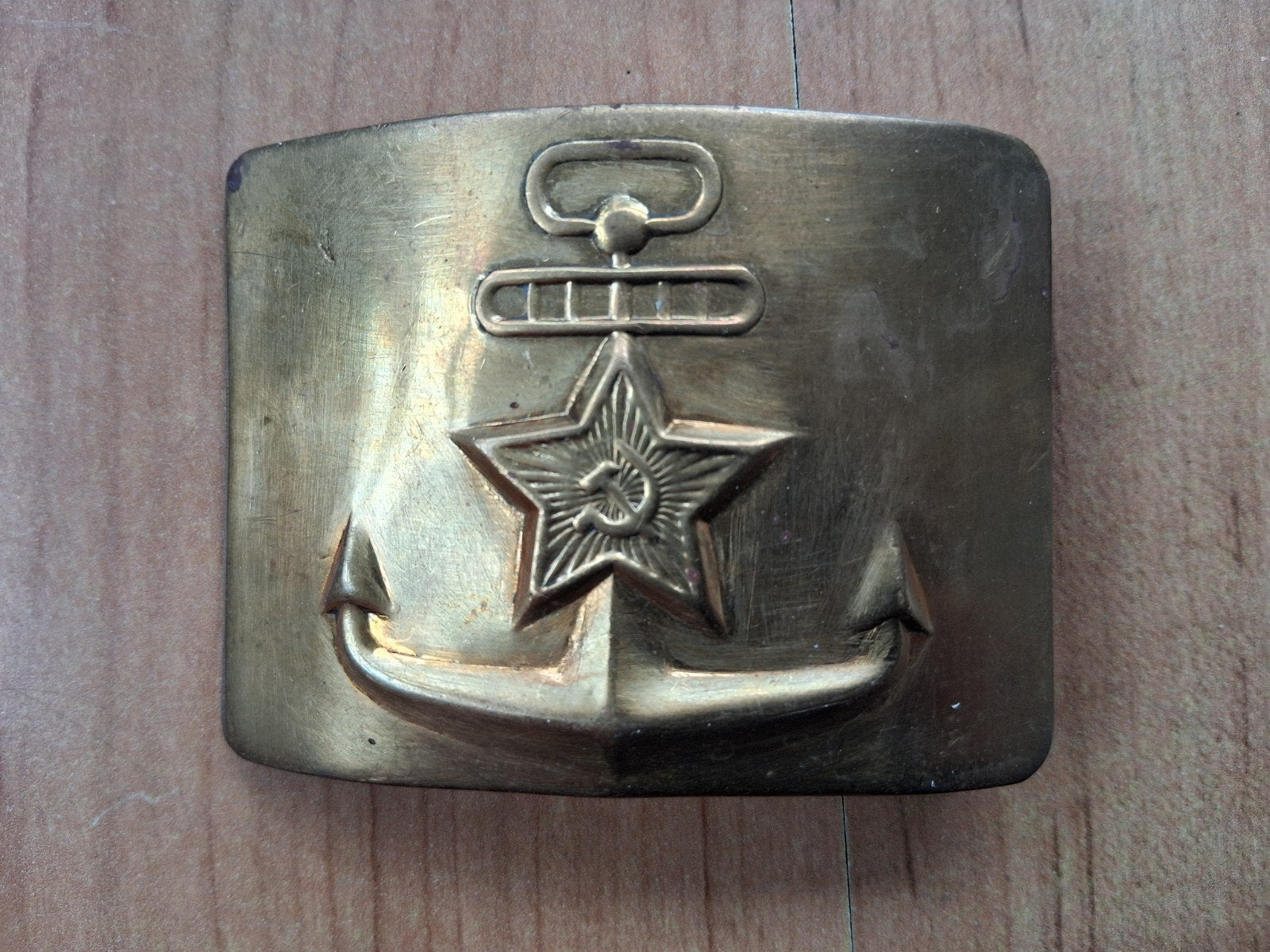 Riem gesp, Verzamelen, Ophalen of Verzenden, Marine, Nederland, Embleem of Badge