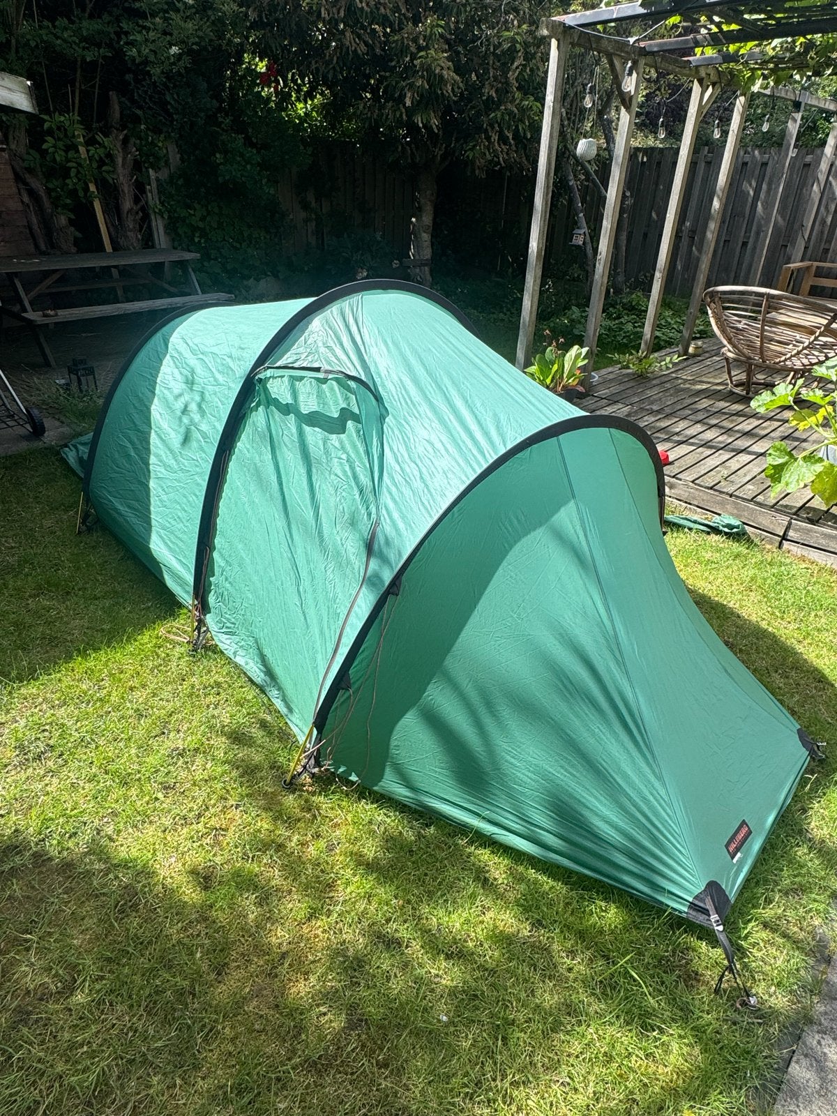 Hilleberg Nallo 3 GT Tent - Inclusief footprint, Caravans en Kamperen, Tenten, Ophalen of Verzenden, Zo goed als nieuw, Tot en met 3