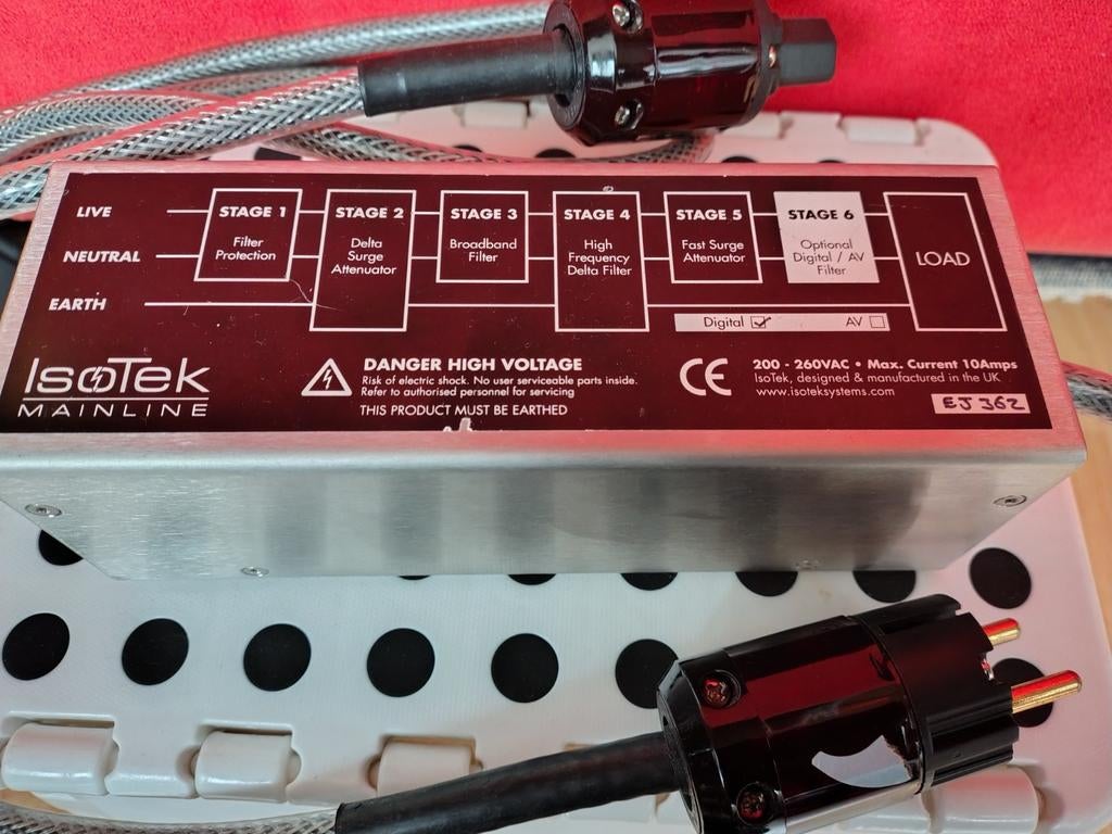 Isotek mainline high end 6 voudig stroom filter, Ophalen of Verzenden