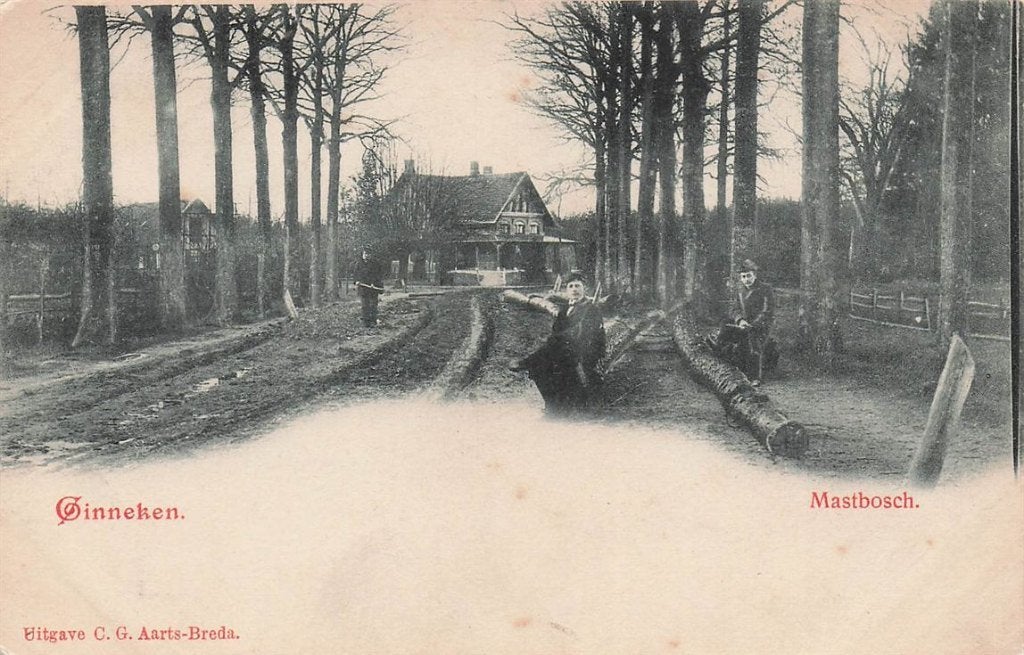 703-201-025 Ginneken Breda Mastbosch, Verzenden, Voor 1920, Noord-Brabant