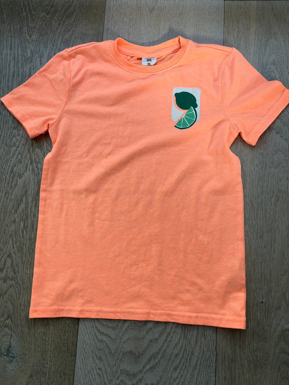 Oranje shirt maat 122/128, Ophalen of Verzenden, Gebruikt, Jongen, Shirt of Longsleeve