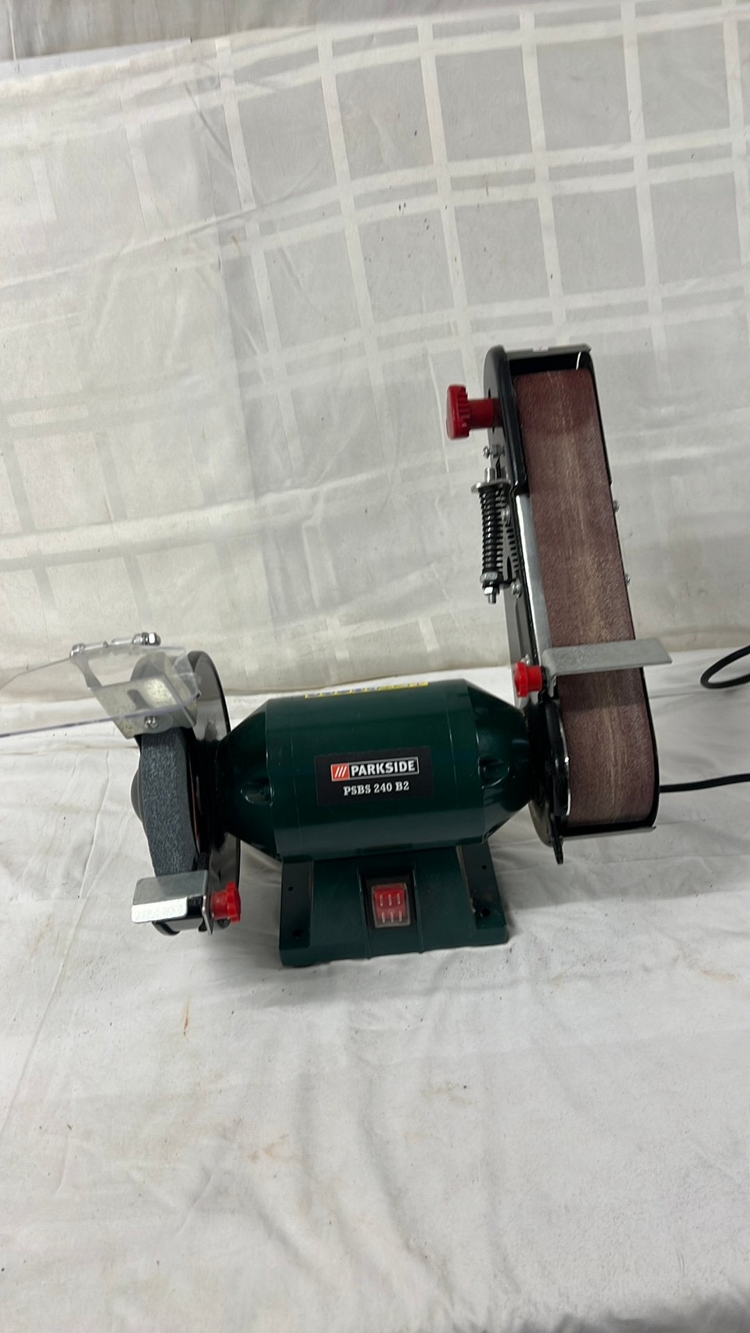 Werkbank slijpmachine, Ophalen of Verzenden, Zo goed als nieuw, Minder dan 700 watt, Werkbankslijpmachine