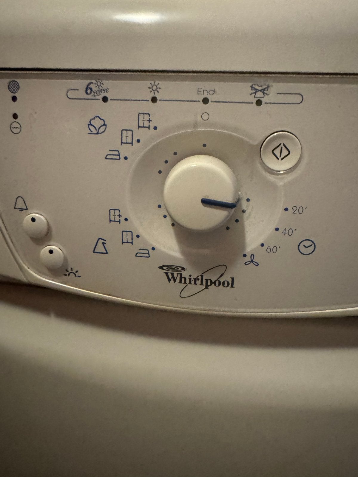 Whirlpool 6th Sense Condensdroger, Witgoed en Apparatuur, Wasdrogers, 6 tot 8 kg, Gebruikt, Ophalen of Verzenden, Voorlader