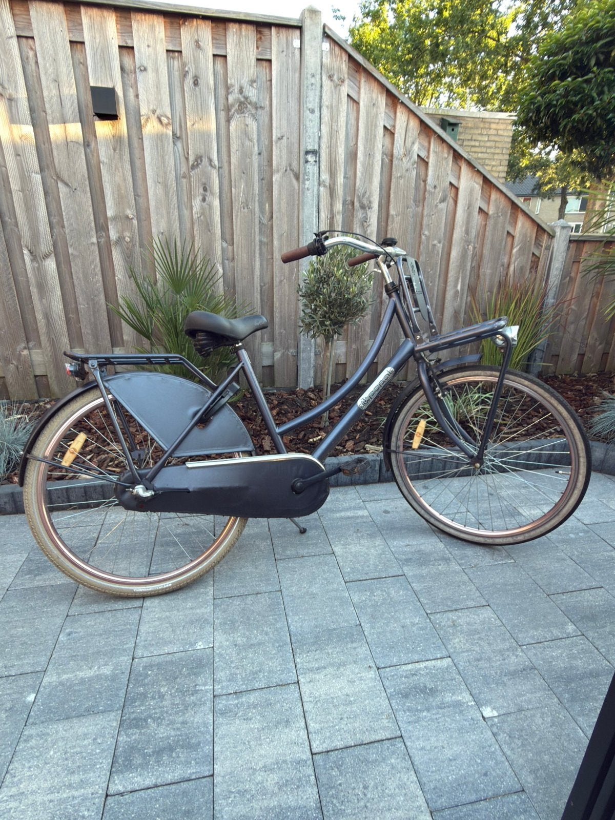 Popal omafiets kinderfiets 26 inch, Ophalen, Terugtraprem, Gebruikt, Versnellingen