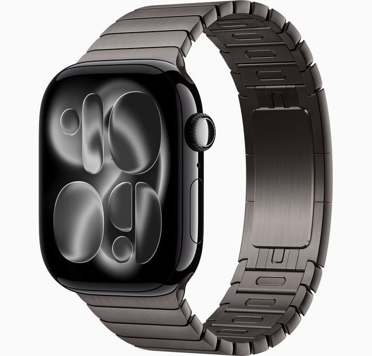 Foto 2 van Apple Watch Series 11 46mm GPS+ Cellular Slate Link Bracelet