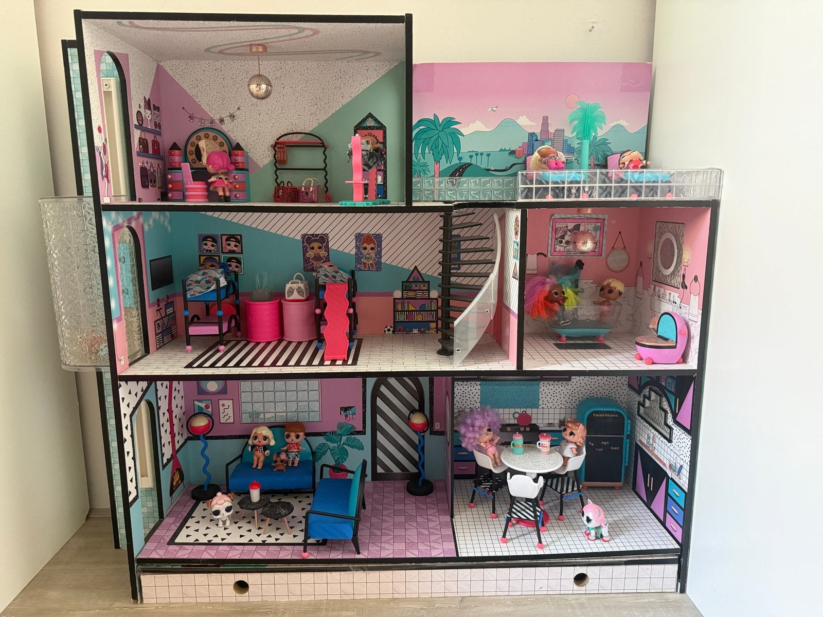 L.O.L. Surprise! OMG Huis met Meubels en Poppen, Ophalen, Gebruikt, Poppenhuis