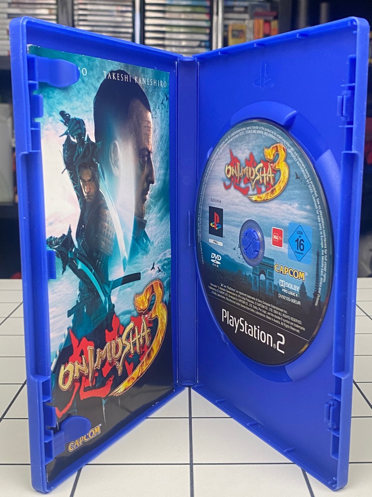 Onimusha 3 - PS2 PlayStation 2 Game - Compleet - Capcom, Spelcomputers en Games, 1 speler, Info@capcom.com, Ophalen of Verzenden