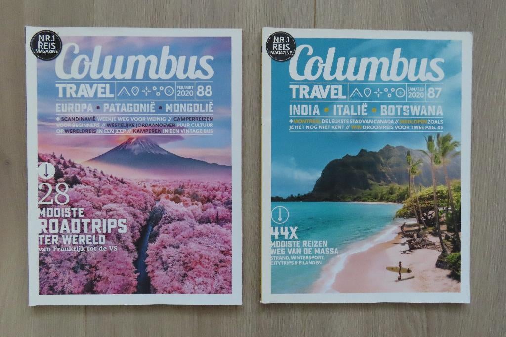 Columbus travel - 2 stuks, Ophalen of Verzenden, Zo goed als nieuw, Sport en Vrije tijd