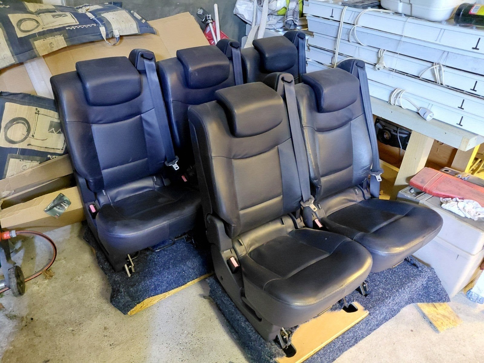 Leren stoelen  voor in een camper ,  bus etc., Auto-onderdelen, Ophalen of Verzenden, Nieuw