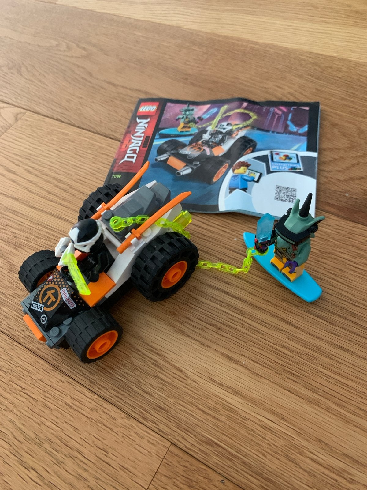 LEGO Ninjago 71700 Jungle Raider met 2 minifiguren, Ophalen of Verzenden, Zo goed als nieuw, Overige merken