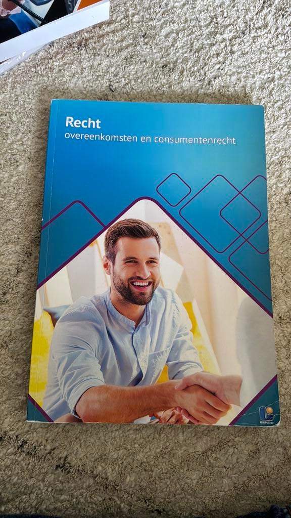 Recht overeenkomsten en consumentenrecht mbo boek, Boeken, Ophalen of Verzenden, Zo goed als nieuw, Overige niveaus