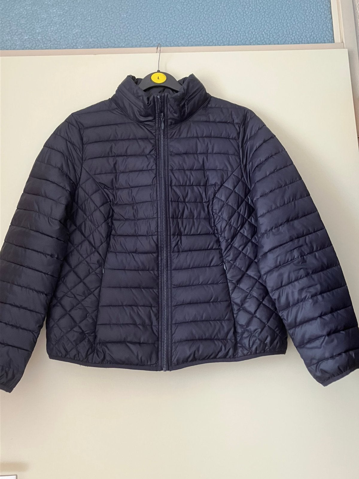 Te koop mooi door dragersjasje maat 42/44, Ophalen of Verzenden, Zo goed als nieuw, Maat 42/44 (L), Blauw