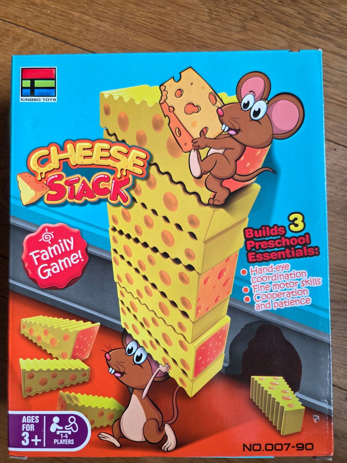 Cheese Stack Family Game - Stapel Kaas Spel, Ophalen, Zo goed als nieuw, Jongen of Meisje