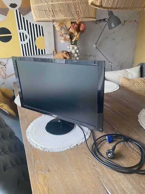 Acer H235H monitor zwart 19 inch, Computers en Software, Monitoren, Ophalen, Kantelbaar, Full HD, USB-C