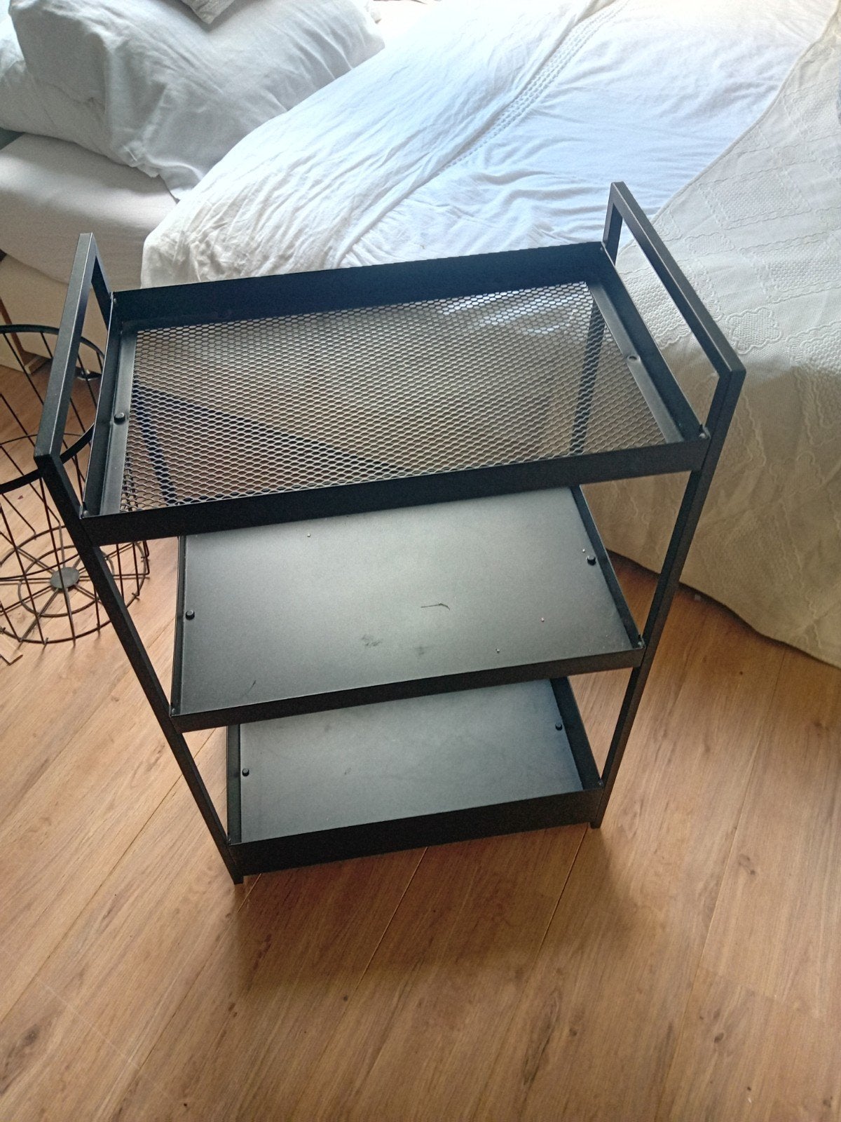 Zwarte trolley zonder wieltjes, Ophalen of Verzenden, Gebruikt