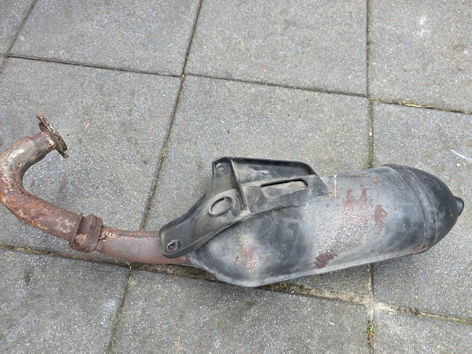 Gilera Piaggio Italjet sm06 uitlaat 180cc, Ophalen of Verzenden, Gebruikt, Uitlaat, Piaggio