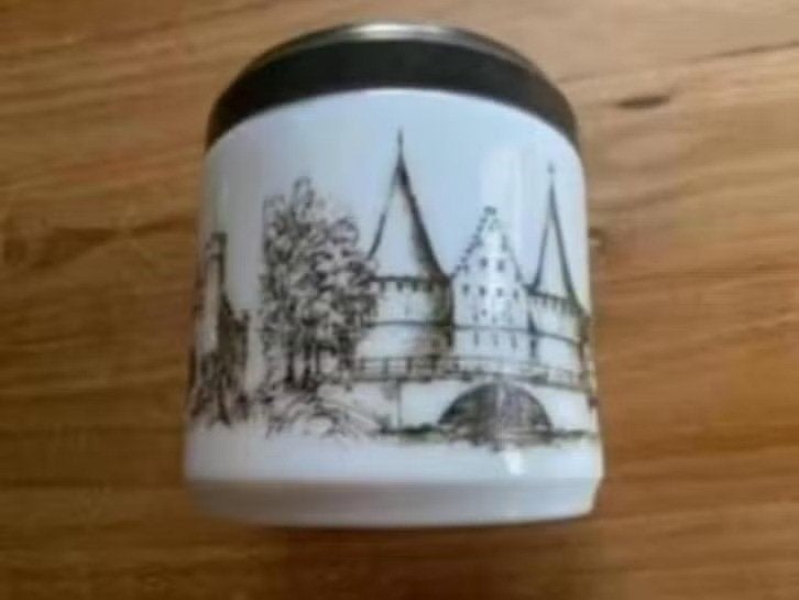 Pot sigarenfabriek Valkenswaard N.V. Willem II, Ophalen of Verzenden, Zo goed als nieuw, Tabaksdoos of Verpakking