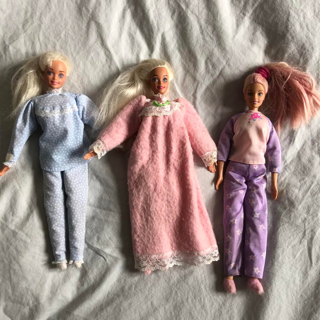 Bedtime Barbies van Mattel, Kinderen en Baby's, Speelgoed | Poppen, Ophalen of Verzenden, Gebruikt, Barbie