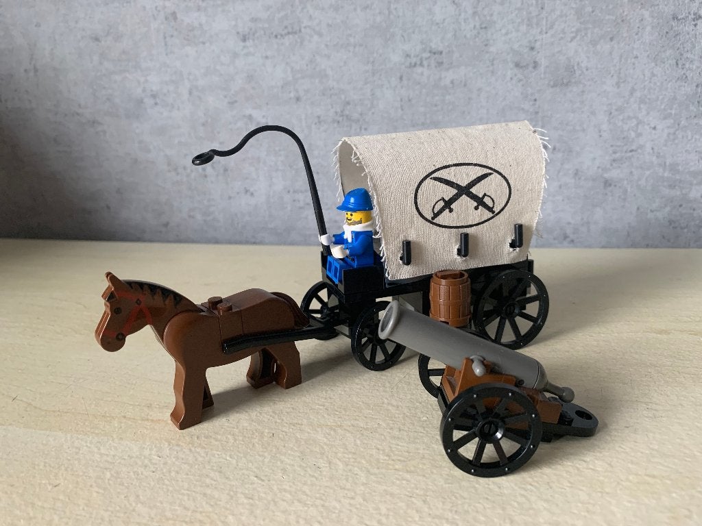Lego Western 6716 Weapens Wagon, Compleet, Gebruikt, Lego, Ophalen of Verzenden