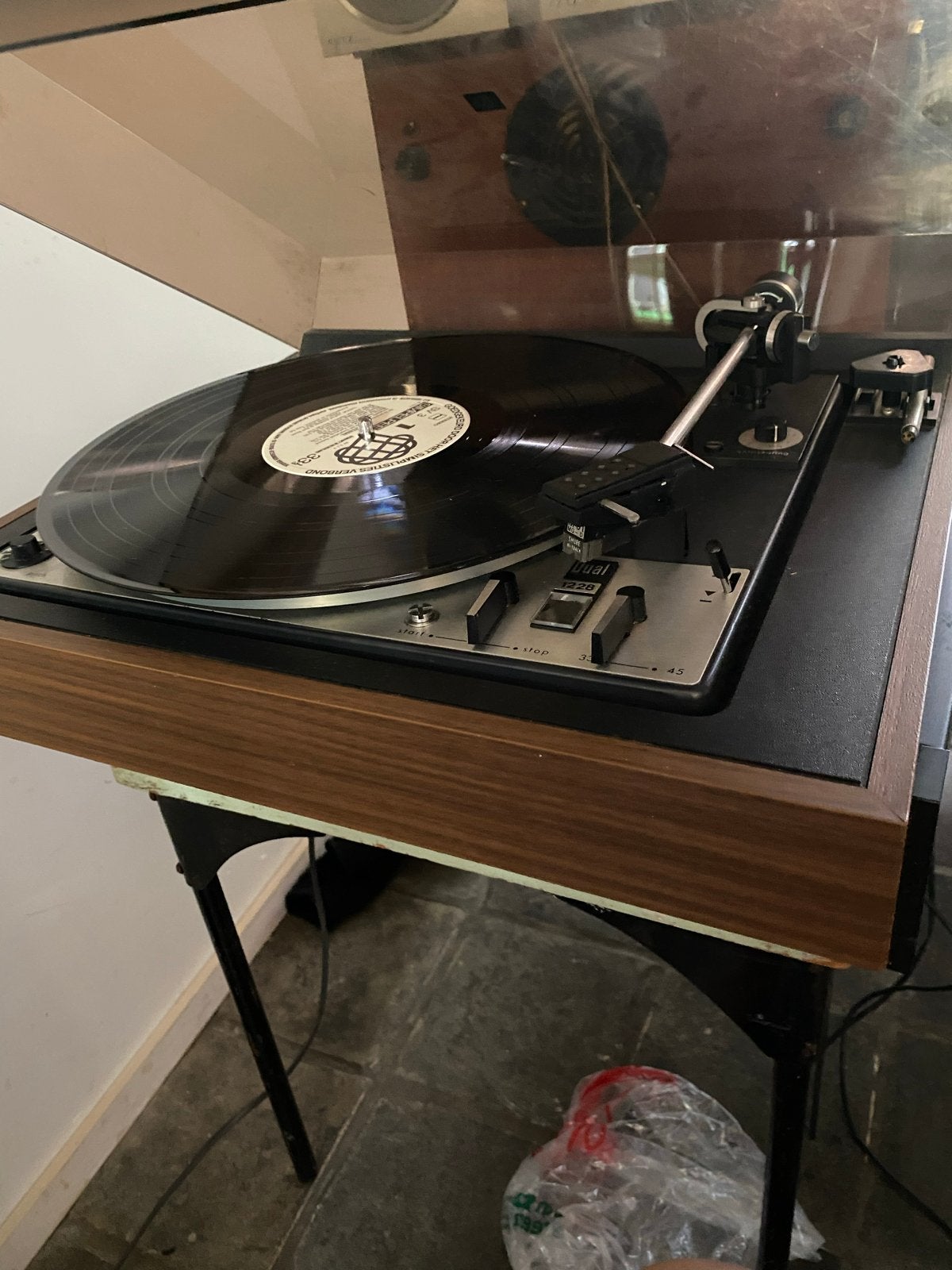 Dual 1228 Platenspeler - Prachtig en Compleet, Audio, Tv en Foto, Platenspelers, Ophalen, Automatisch, Zo goed als nieuw, Platenspeler