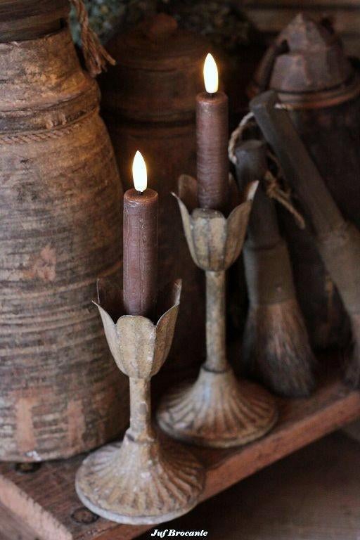Nieuwe serie ledkaarsen Countryfield bruin, Www.jufbrocante.nl, Www.jufbrocante.nl, Nieuw, Ophalen of Verzenden