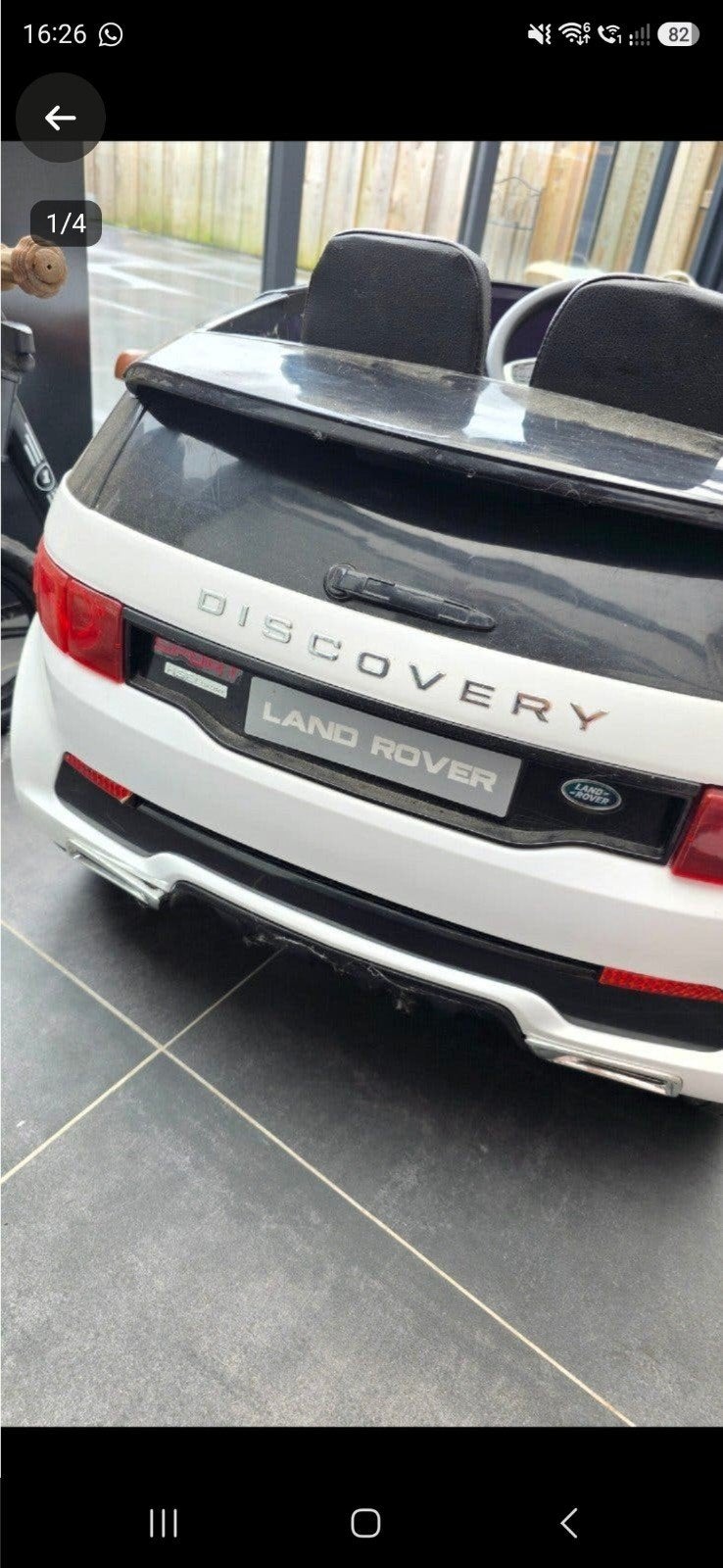 Land Rover Discovery elektrische kinderauto, Ophalen, Gebruikt, Afstandsbediening