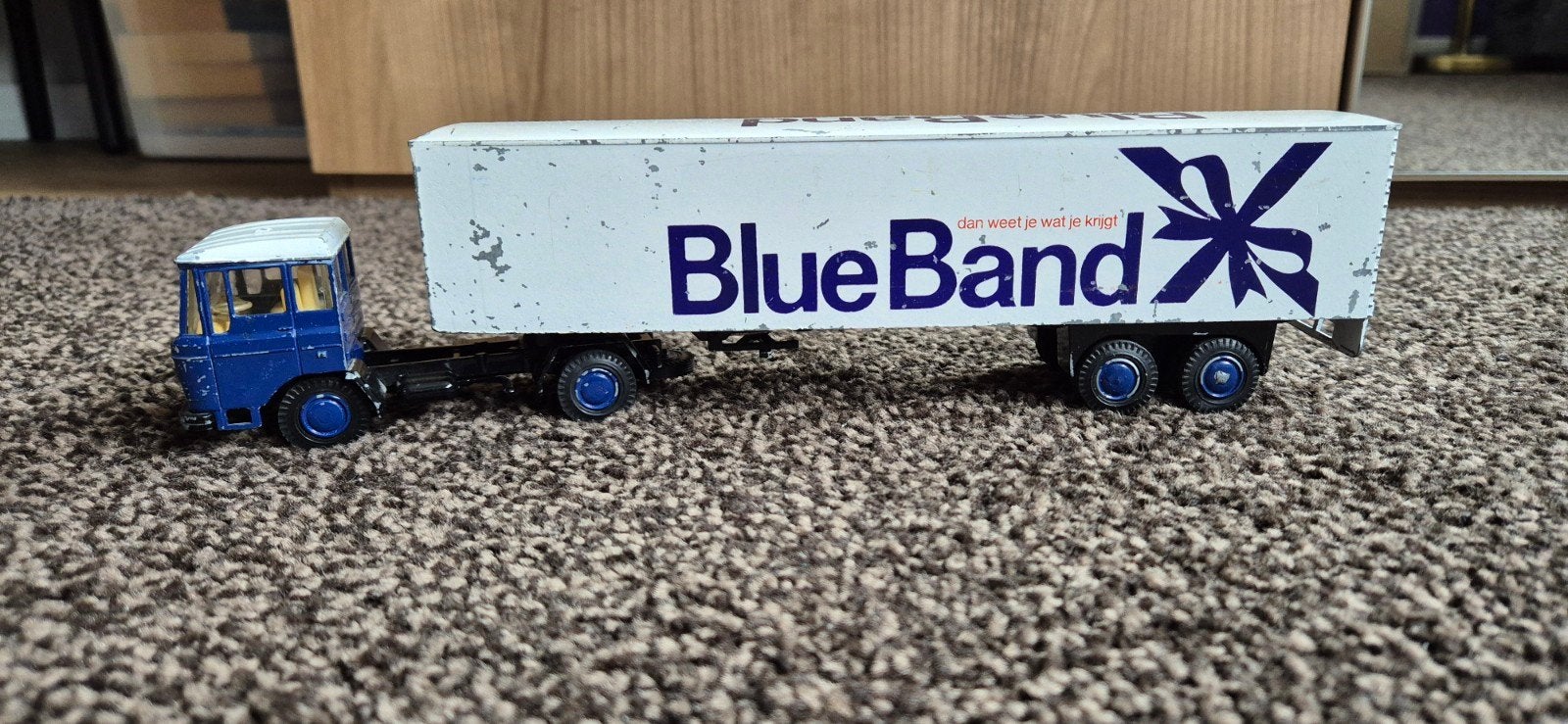 Lion Car 50 truck met oplegger Lion 36 BlueBand, Ophalen of Verzenden, Gebruikt, Bus of Vrachtwagen