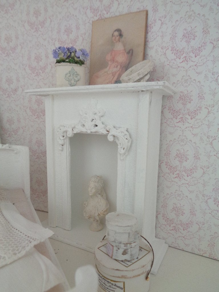 Brocante schouw...Poppenhuis 1:12….(Nr R25), Ophalen of Verzenden, Nieuw, Poppenhuis