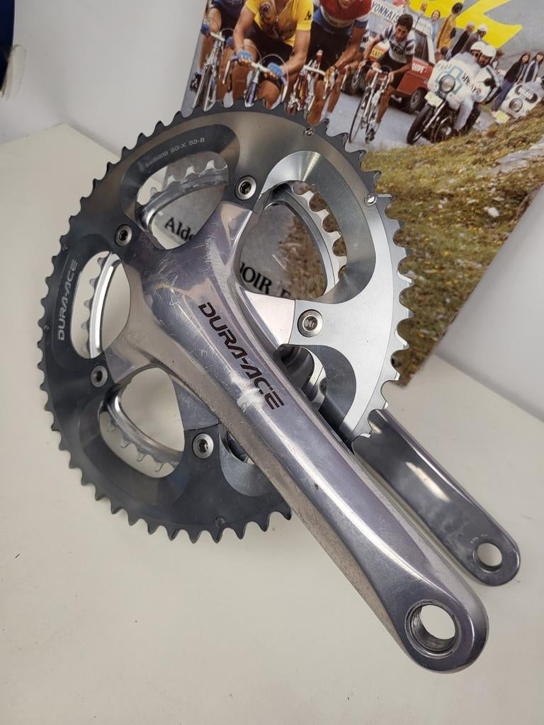 Shimano Dura Ace 7800 10 speed crankstel, Crankstel of Pedalen, Gebruikt, Shimano, Ophalen of Verzenden