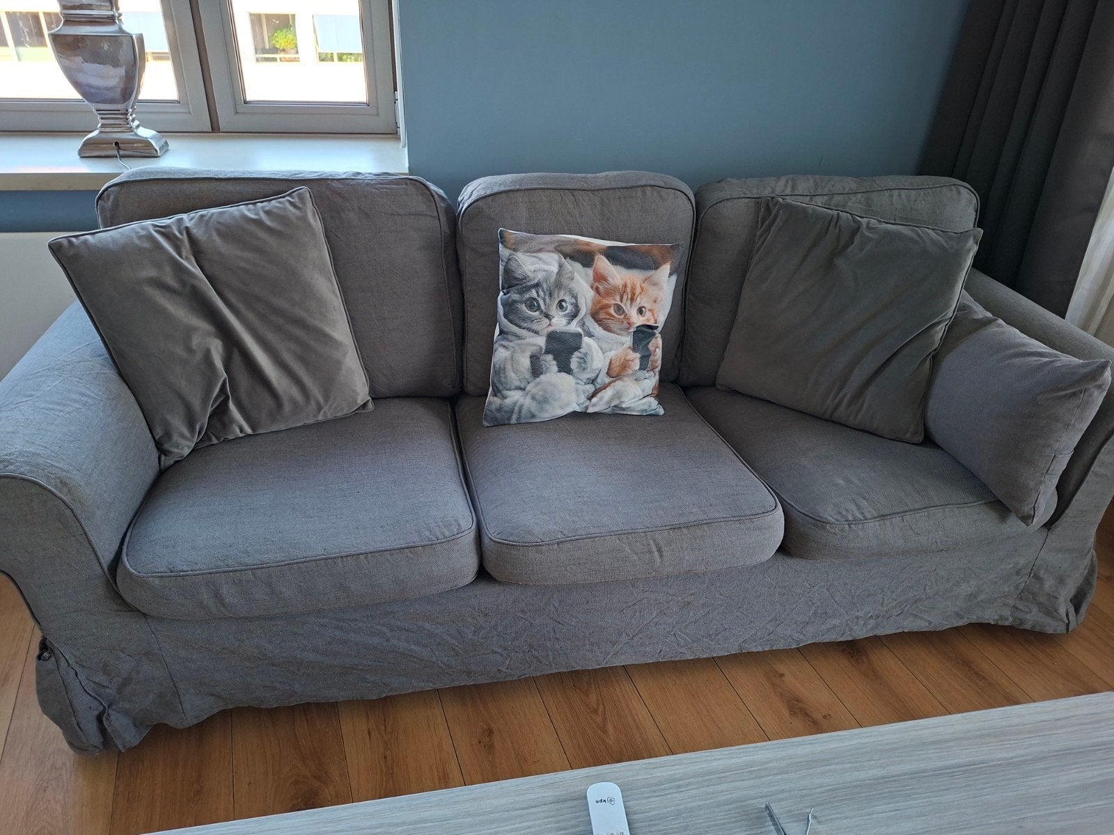 IKEA Ektorp 3-zitsbank (zonder kussens), Ophalen, Gebruikt, Driepersoons, 75 tot 100 cm
