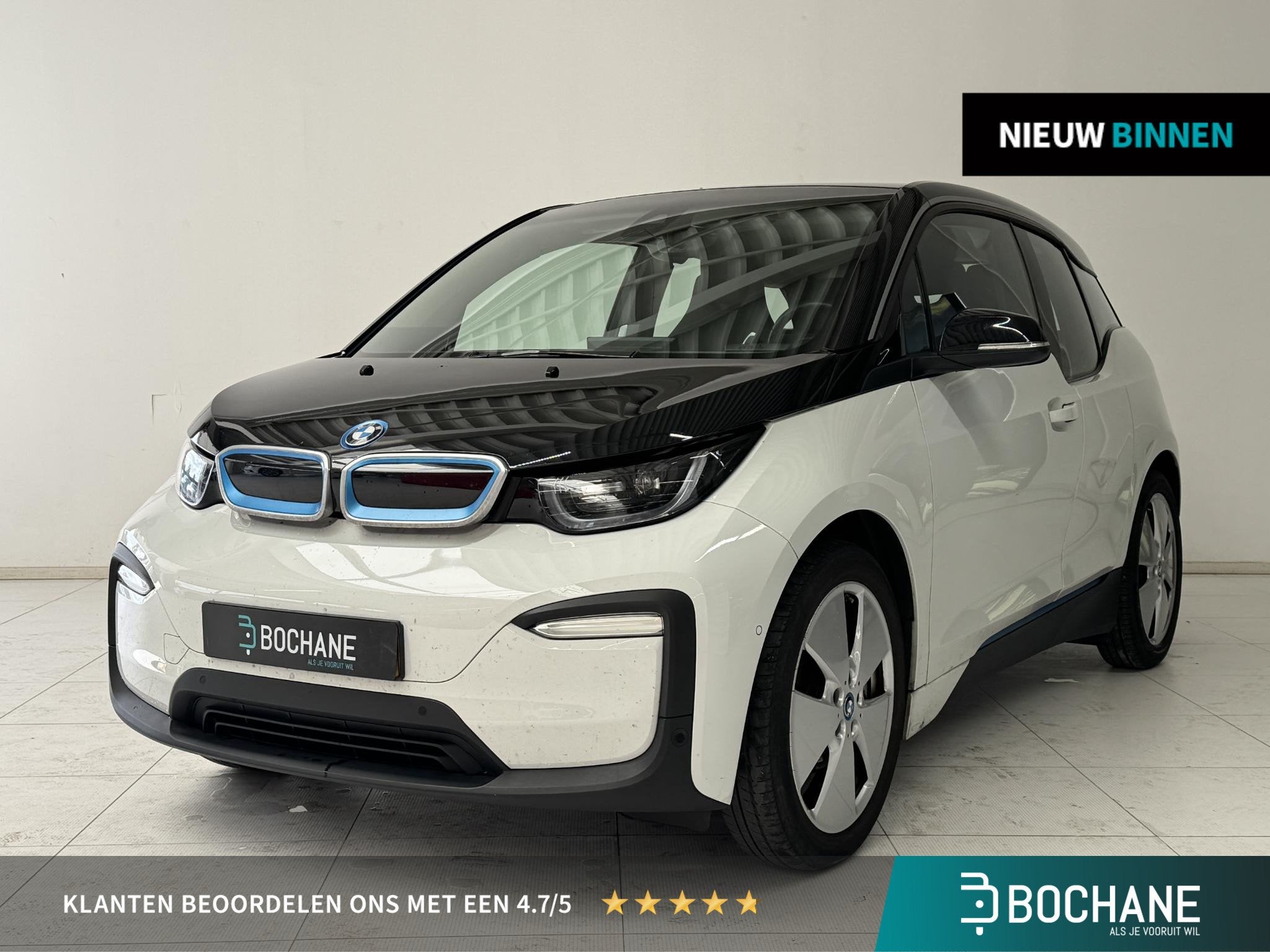 BMW i3 Basis 120Ah 42 kWh | Navigatie | Camera | Stoelverwar, Auto's, Huisgarantie, Met garantie (alle), 4 stoelen, 258 min