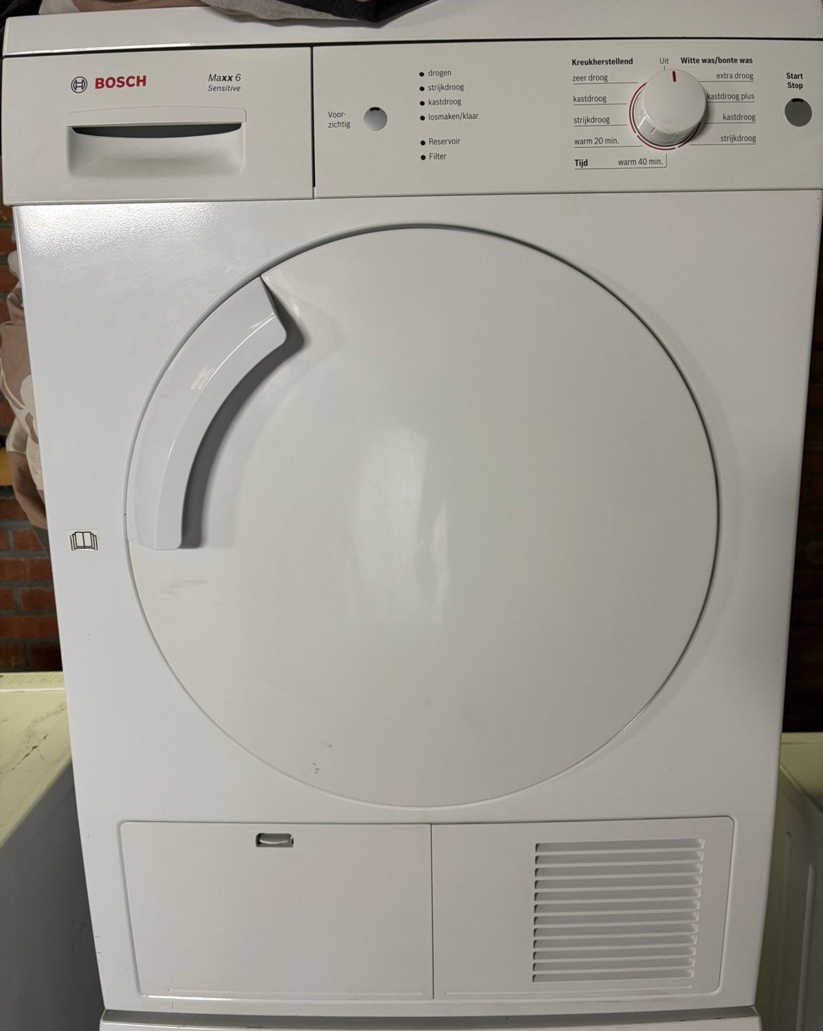 Bosch Maxx 6 Sensitive condensdroger 3 maanden garantie