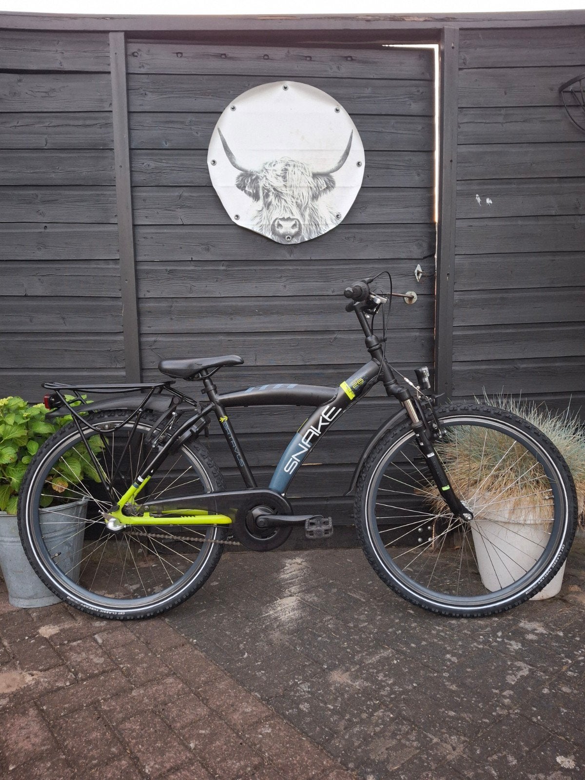 Batavus Snake jongensfiets 26 inch 43cm 3v nieuwe banden, Ophalen, 20 inch of meer, Velgrem, Batavus Snake Alpina Trial Yabber cube bulls loekie sparta
