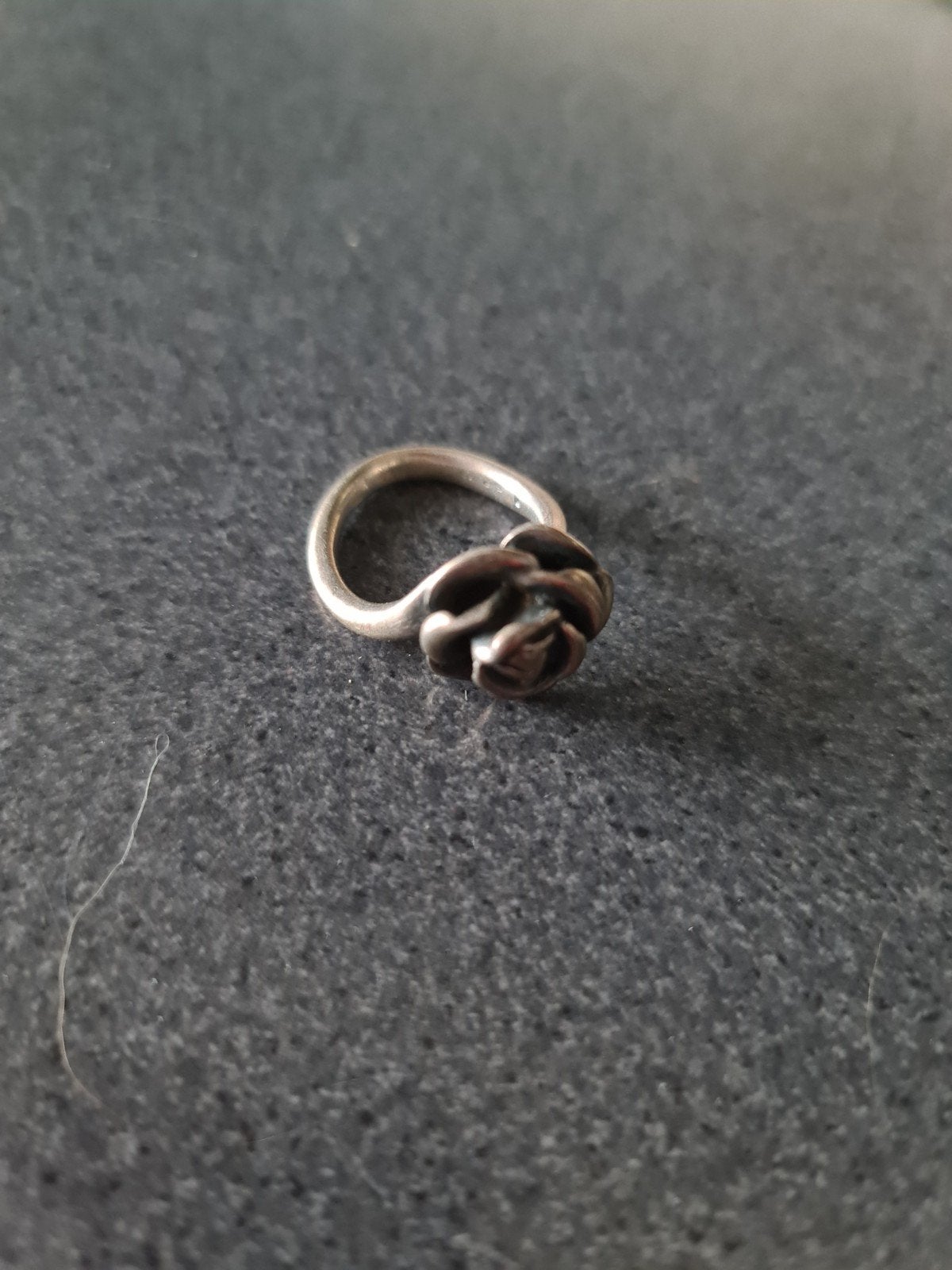 zilveren gotische ring, Verzenden, 17 tot 18, Dame, Zilver
